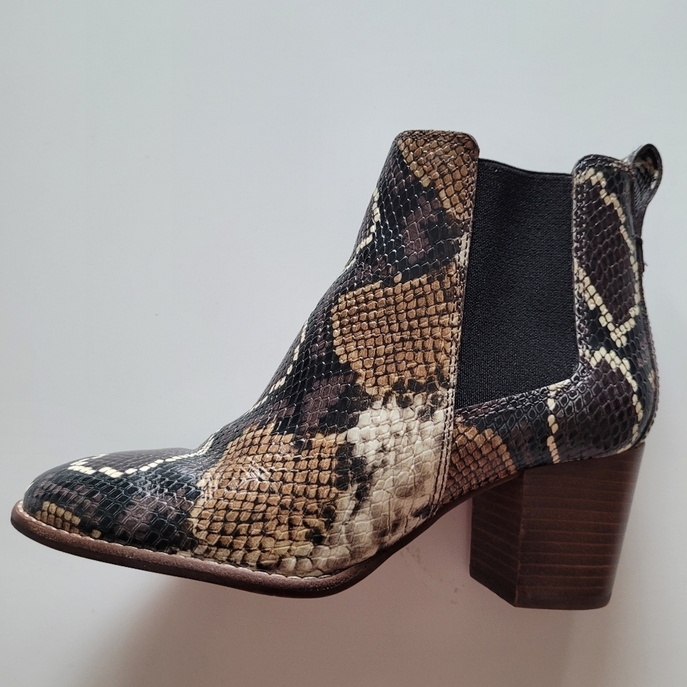 Madewell the regan boot in snake embossed leather - Picture 5 of 10